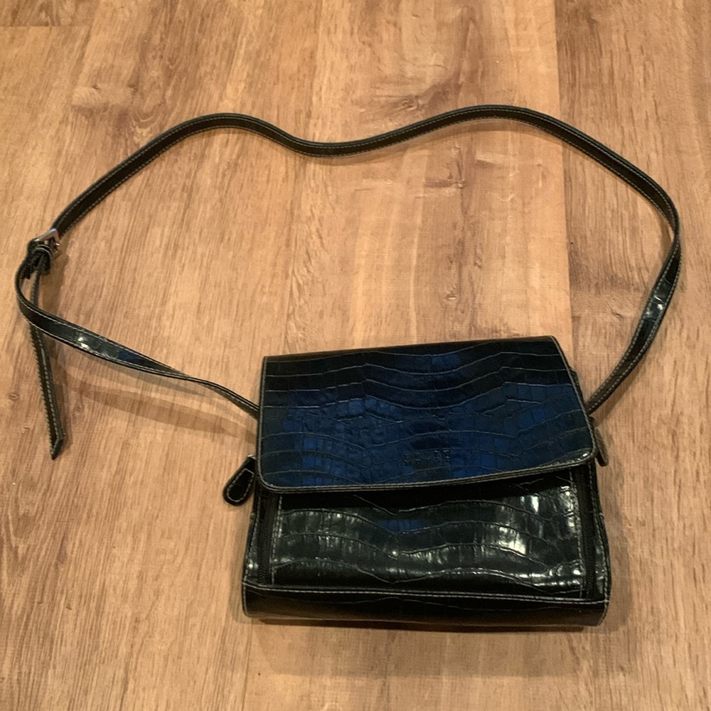 Crazy Horse Black Hand Bag